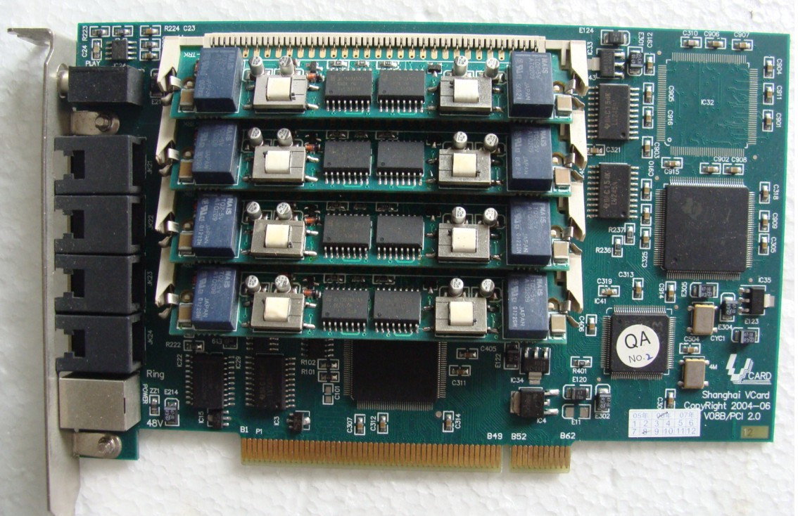 V08B/PCI 2.0 2-TRK